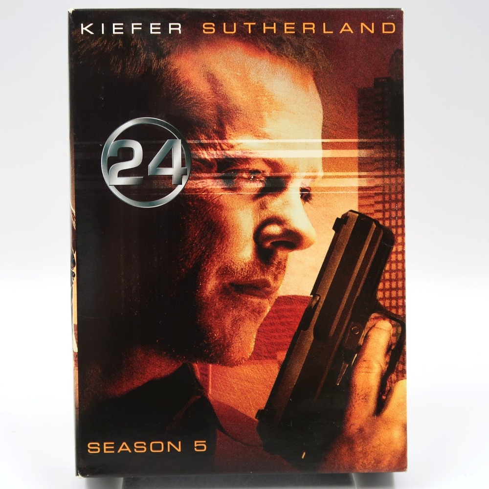 24 Season Five DVD 2006 Kiefer Sutherland Carlos Bernard TV Series Box Set